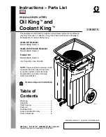 Graco Oil King C Series Instructions-Parts List Manual предпросмотр