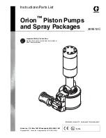 Graco Orion 234084 Instructions-Parts List Manual предпросмотр