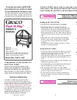 Graco Pack N Play 9047 Owner'S Manual предпросмотр