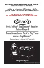 Preview for 1 page of Graco Pack 'n Play Day2Dream Bassinet Deluxe Owner'S Manual