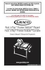 Предварительный просмотр 1 страницы Graco Pack 'n Play Premier FoldLite Owner'S Manual