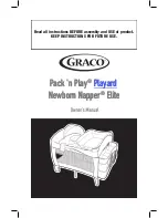 Graco Pack 'N Play with Newborn Napper Elite Owner'S Manual preview