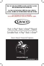 Graco Pack'n Play Rock'n Grow Playard Owner'S Manual preview