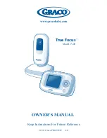 Preview for 1 page of Graco PD170766 Owner'S Manual