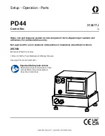 Preview for 1 page of Graco PD44 Setup & Operation