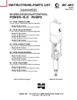 Предварительный просмотр 1 страницы Graco Power-Flo Series Instructions Manual