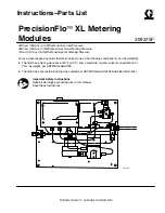 Предварительный просмотр 1 страницы Graco PrecisionFlo XL Manual