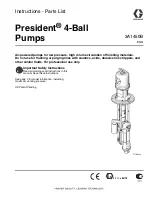 Graco President 24H627 Instructions-Parts List Manual preview