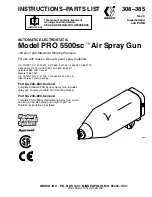 Preview for 1 page of Graco PRO 5500sc Instruction Manual