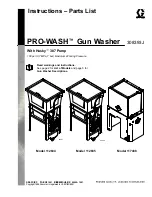 Preview for 1 page of Graco PRO-WASH 112634 Instructions And Parts List
