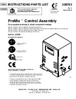 Preview for 1 page of Graco ProMix 239735 Instructions-Parts List Manual