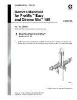 Preview for 1 page of Graco ProMix Easy Installation Manual