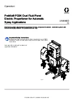 Предварительный просмотр 1 страницы Graco ProMix PD2K Operation