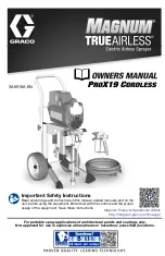 Graco PROX19 Owner'S Manual preview