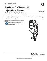 Preview for 1 page of Graco Python A25011 Instructions - Parts Manual