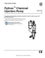 Предварительный просмотр 1 страницы Graco Python A25030 Instructions Manual