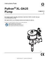 Graco Python XL-DA25 Series Instructions Manual preview