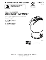 Graco Quiet King 03695A Instructions-Parts List Manual preview