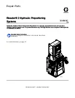 Предварительный просмотр 1 страницы Graco Reactor 2 Repair Manual