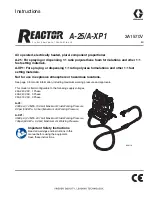 Graco Reactor A-25 Instructions Manual preview