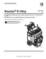 Graco Reactor E-10hp Instructions Manual preview
