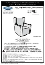 Graco Remi Upholstered Swivel Glider 06562-6-HJ Series Assembly Instructions Manual предпросмотр