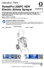 Graco RentalPro 230PC HDR Operation, Parts preview