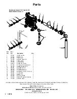 Предварительный просмотр 2 страницы Graco RoadLazer Husky 515 Instructions-Parts List