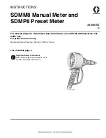 Preview for 1 page of Graco SDMM8 Instructions Manual