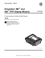 Graco Simulation XM Instructions-Parts List Manual preview