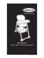 Предварительный просмотр 1 страницы Graco slim snacker Owner'S Manual