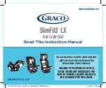 Graco SlimFit3 LX Instruction Manual preview