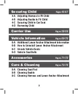 Preview for 3 page of Graco SNUGRIDE 35 LITE LX Instruction Manual