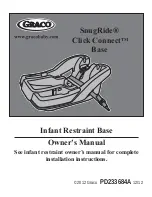 Graco SnugRide Click Connect Base Owner'S Manual preview