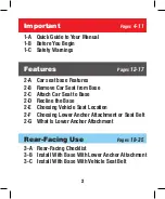 Preview for 2 page of Graco SNUGRIDE SNUGFIT 35 Instruction Manual