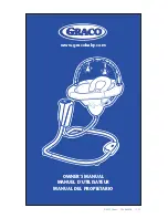 Предварительный просмотр 1 страницы Graco Soothing Swings Owner'S Manual