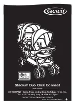 Preview for 1 page of Graco Stadium Duo Click Connect Instructions Manual