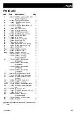 Предварительный просмотр 49 страницы Graco Standard Series Operation, Parts