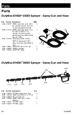 Предварительный просмотр 58 страницы Graco Standard Series Operation, Parts