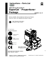 Предварительный просмотр 1 страницы Graco SuperCat 232721 Instructions-Parts List Manual