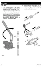 Предварительный просмотр 62 страницы Graco T-MAX 506 Operation - Repair - Parts