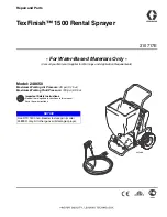 Graco TexFinish 1500 248650 Repair And Parts Manual preview