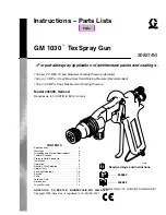 Graco TexSpray 235490 Instructions Manual preview