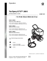 Preview for 1 page of Graco TexSpray GTX 2000 248082 Manual