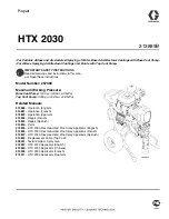 Preview for 1 page of Graco TexSpray HTX 2030 Repair Manual