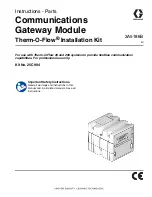 Graco Therm-O-Flow 25C994 Instructions Manual preview