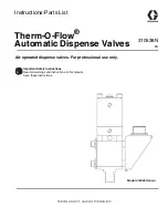 Graco Therm-O-Flow Series Instructions-Parts List Manual preview