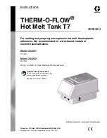 Graco THERM-O-FLOW T7 Series Instructions Manual предпросмотр