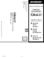 Preview for 10 page of Graco Tot Wheels 4520 Owner'S Manual