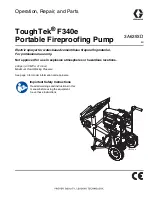 Graco ToughTek F340e Operation, Repair, And Parts предпросмотр